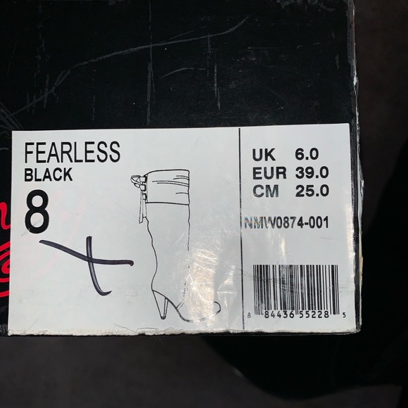 Naughty Monkey tall black suede boots. - Picture 7 of 8